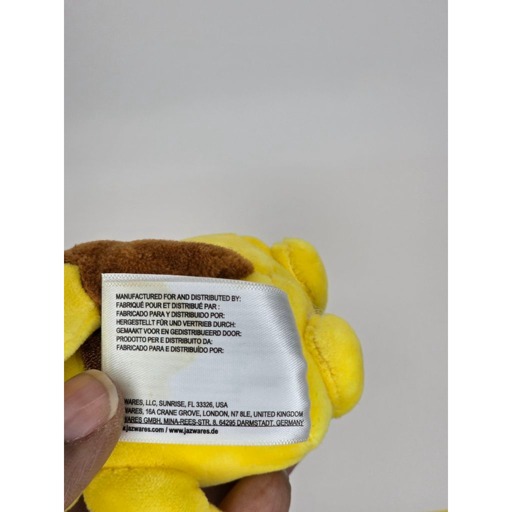 Boys Pokemon Pikachu Stuffed Animal One Size Yellow Brown - Picture 4 of 5